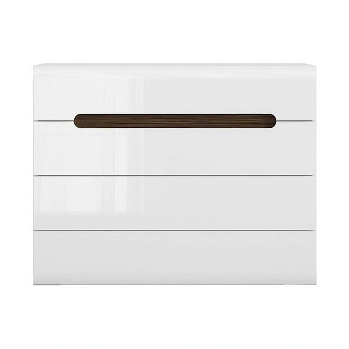 Comoda AZTECA TRIO, alb, PAL, cu sertare, 105x41x84 cm