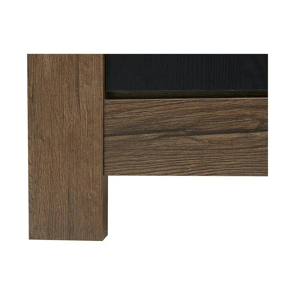 Comoda BALIN, negru/stejar, PAL, 160x45x85 cm