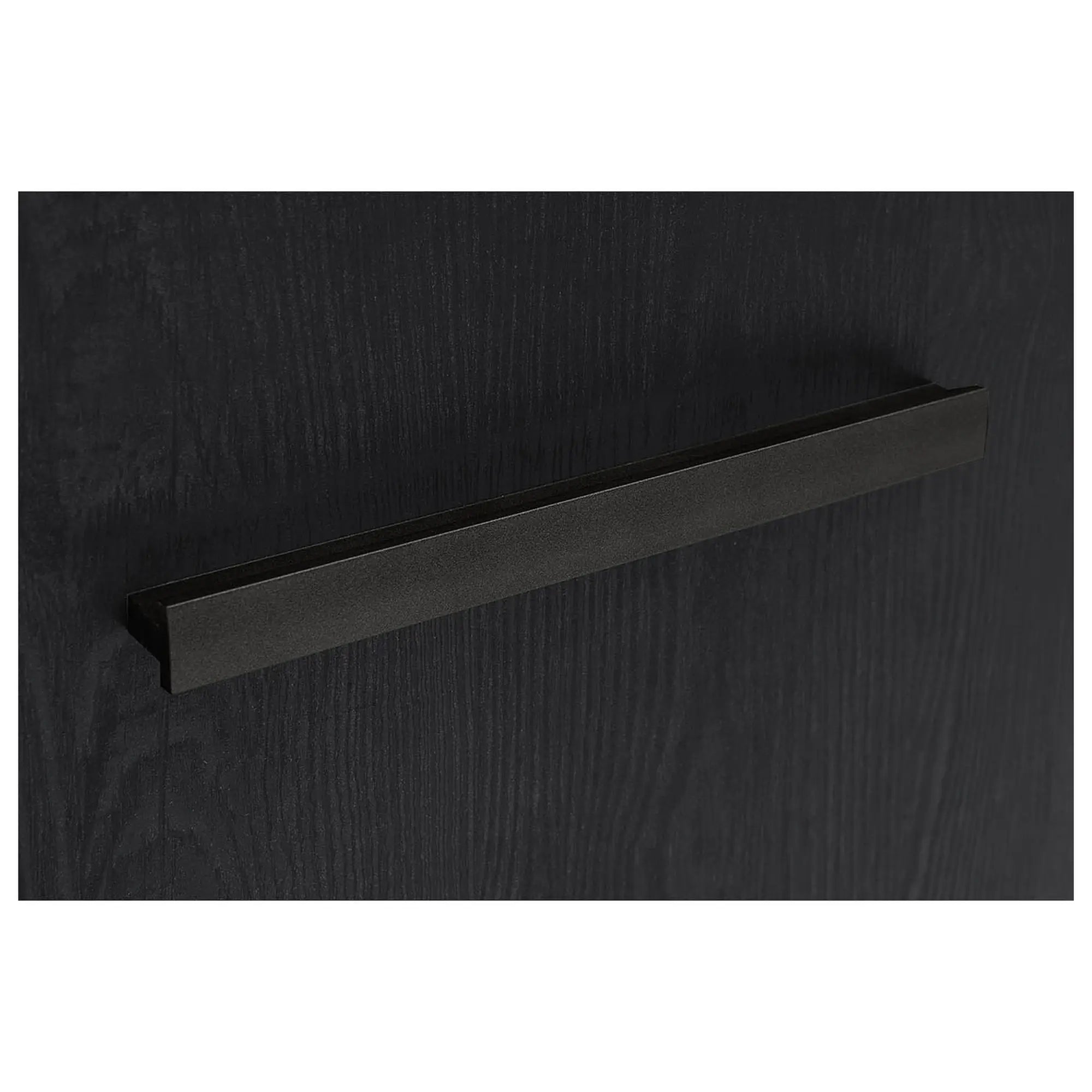 Comoda BALIN, negru/stejar, PAL, 160x45x85 cm