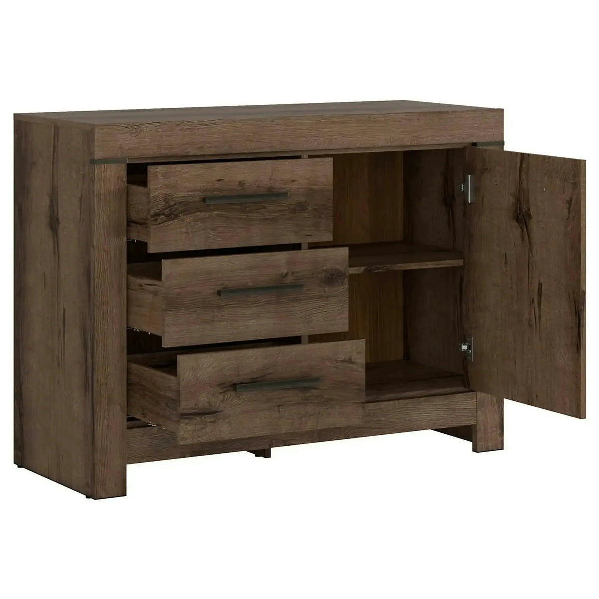 Comoda BALIN, stejar, PAL, 112x45x85 cm