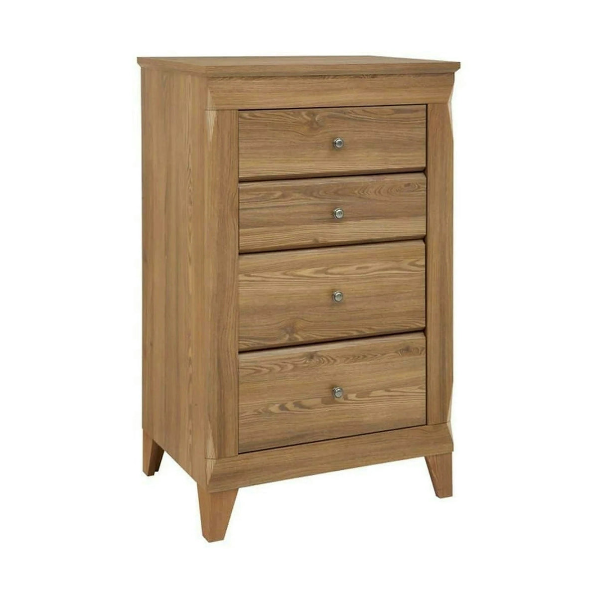 Comoda BERGEN KOM4S, stejar auriu, PAL, 72x47x116 cm