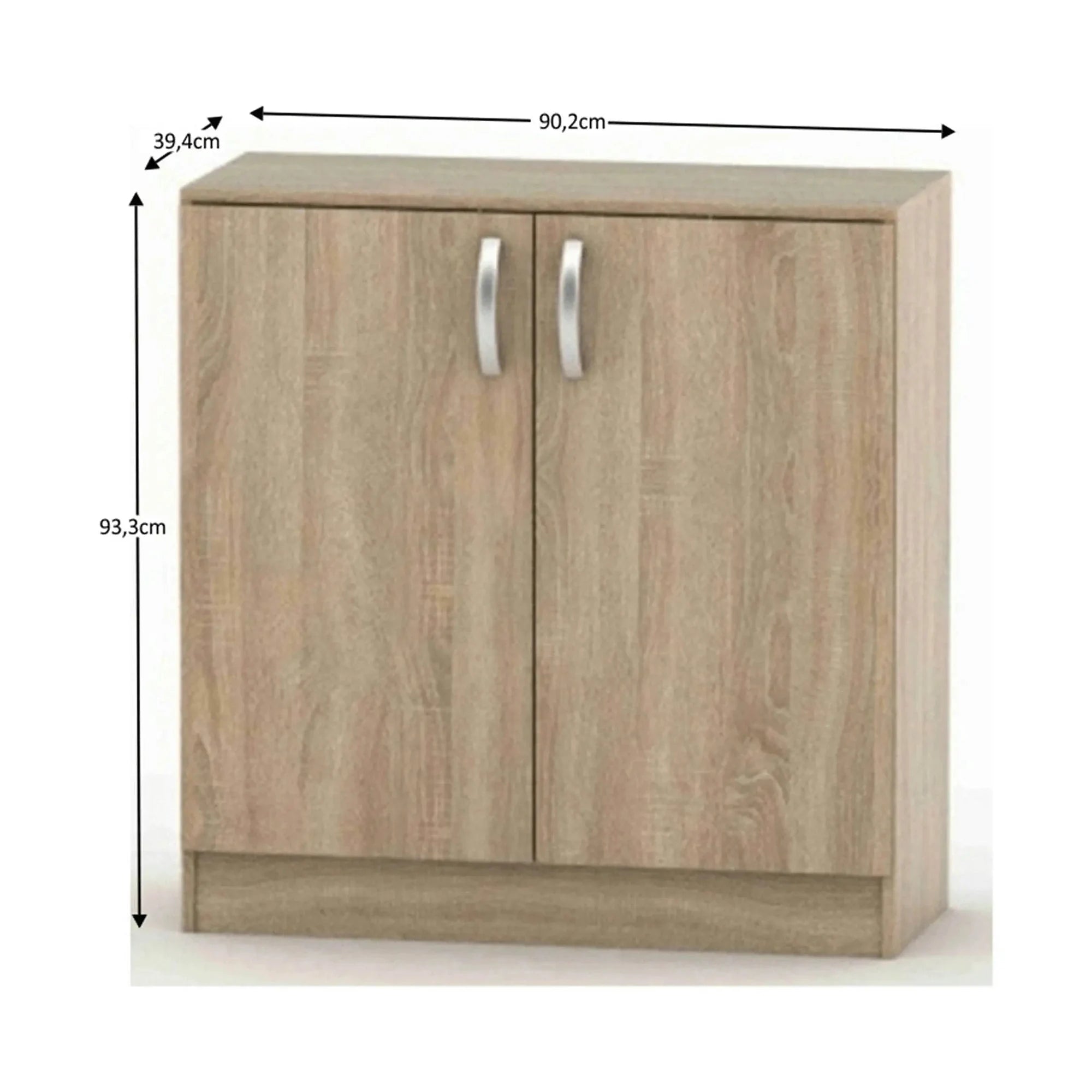 Comoda BETTY 2, stejar sonoma, DTD laminat, 90x39x93 cm