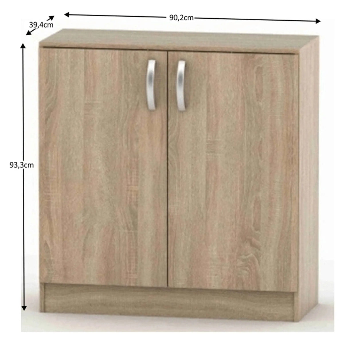 Comoda BETTY 2, stejar sonoma, DTD laminat, 90x39x93 cm