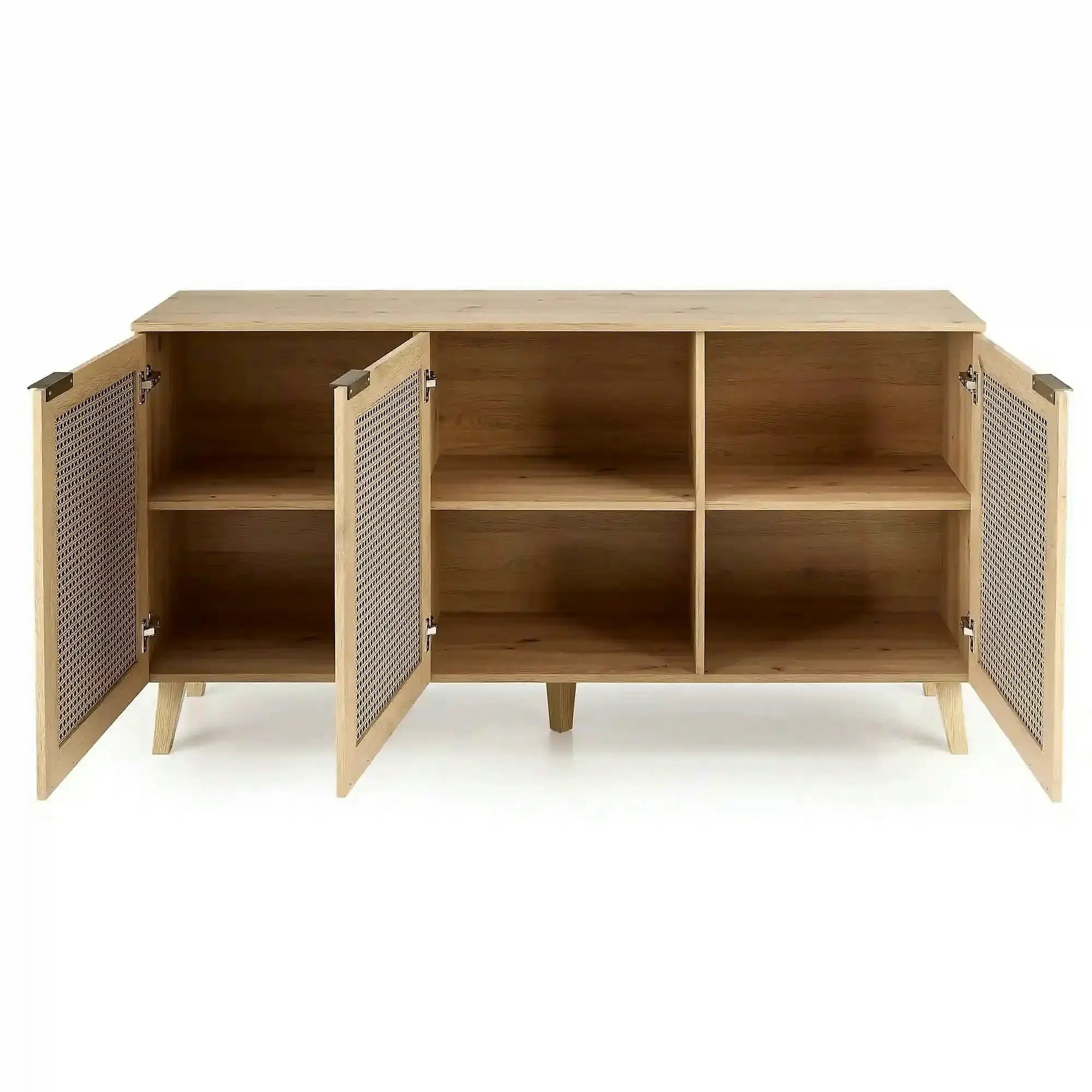 Comoda BORNEO, stejar artisan, PAL laminat, 160x40x85 cm