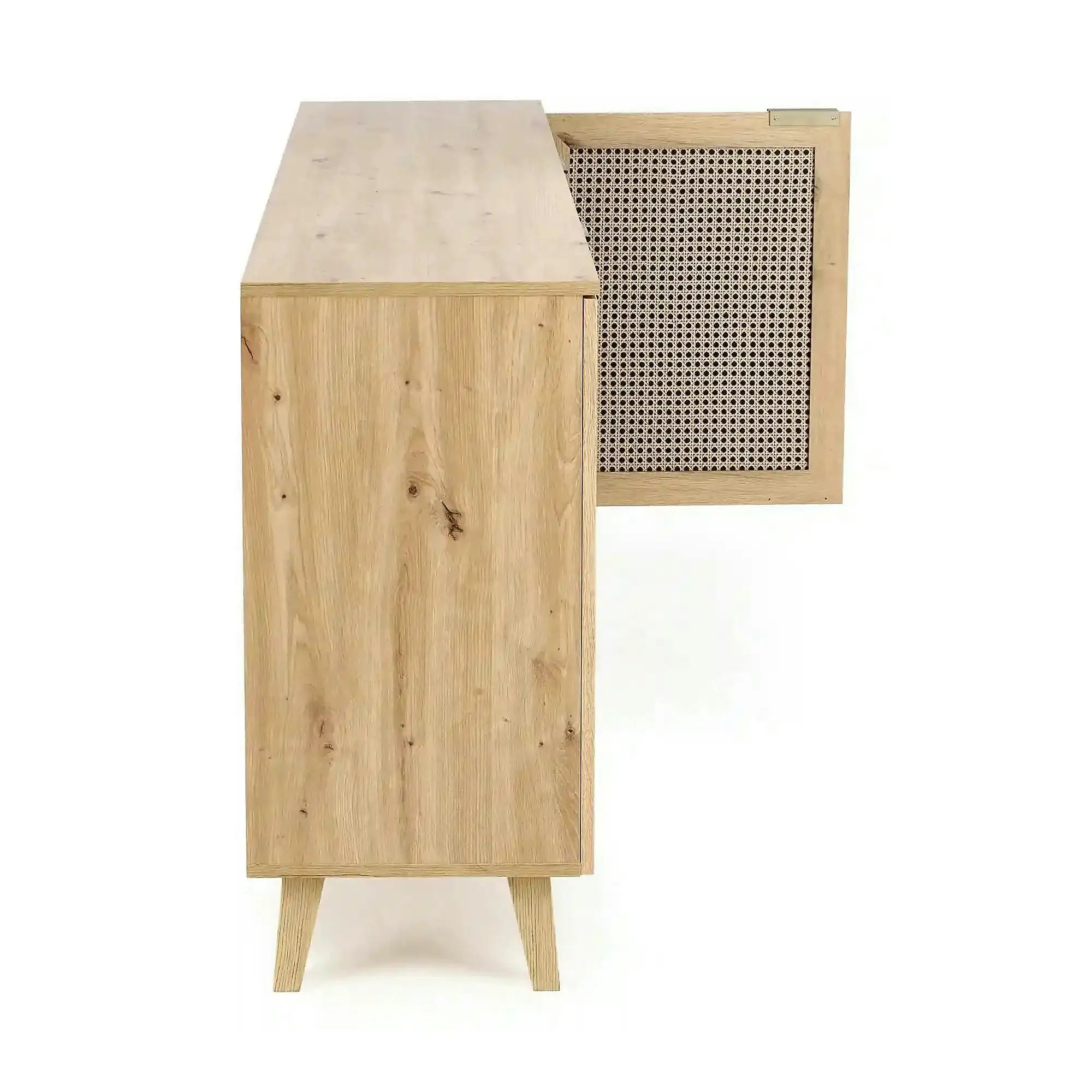 Comoda BORNEO, stejar artisan, PAL laminat, 160x40x85 cm