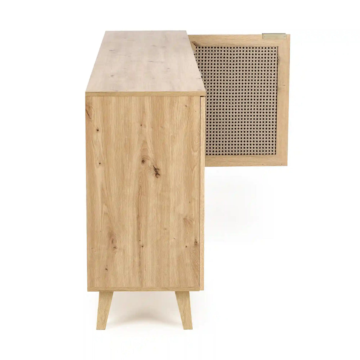 Comoda BORNEO, stejar artisan, PAL laminat, 160x40x85 cm