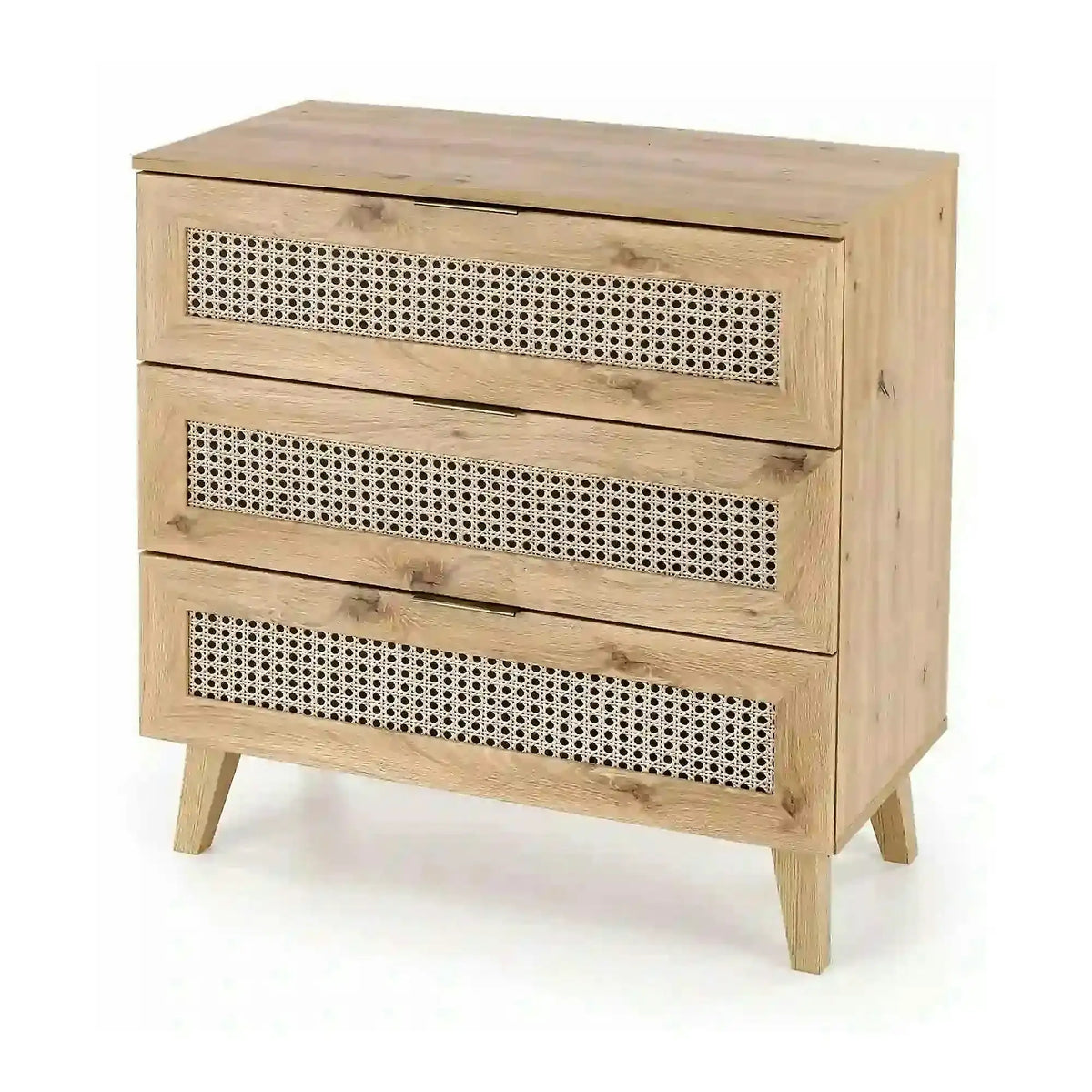 Comoda BORNEO, stejar artisan, PAL laminat, 80x40x85 cm