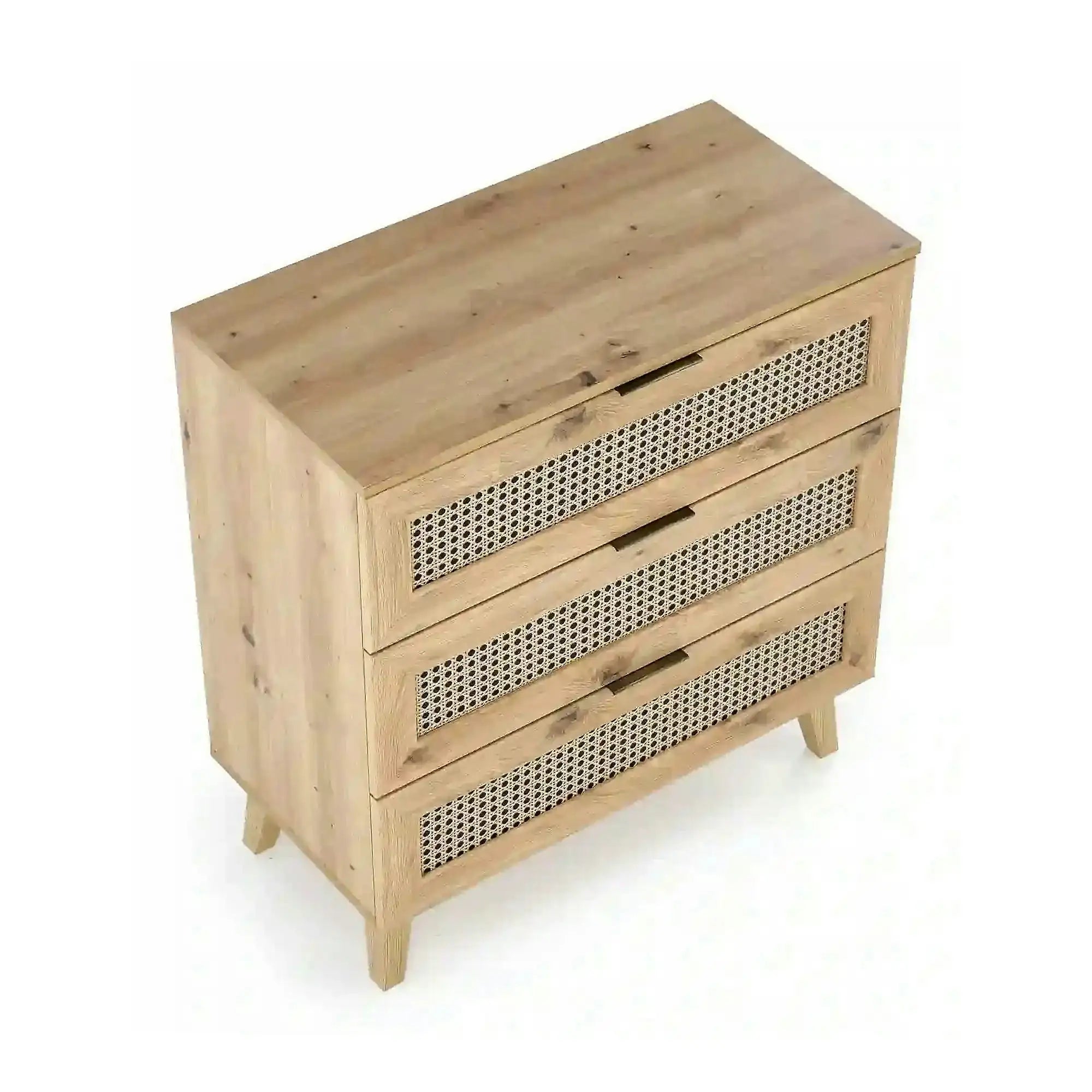 Comoda BORNEO, stejar artisan, PAL laminat, 80x40x85 cm