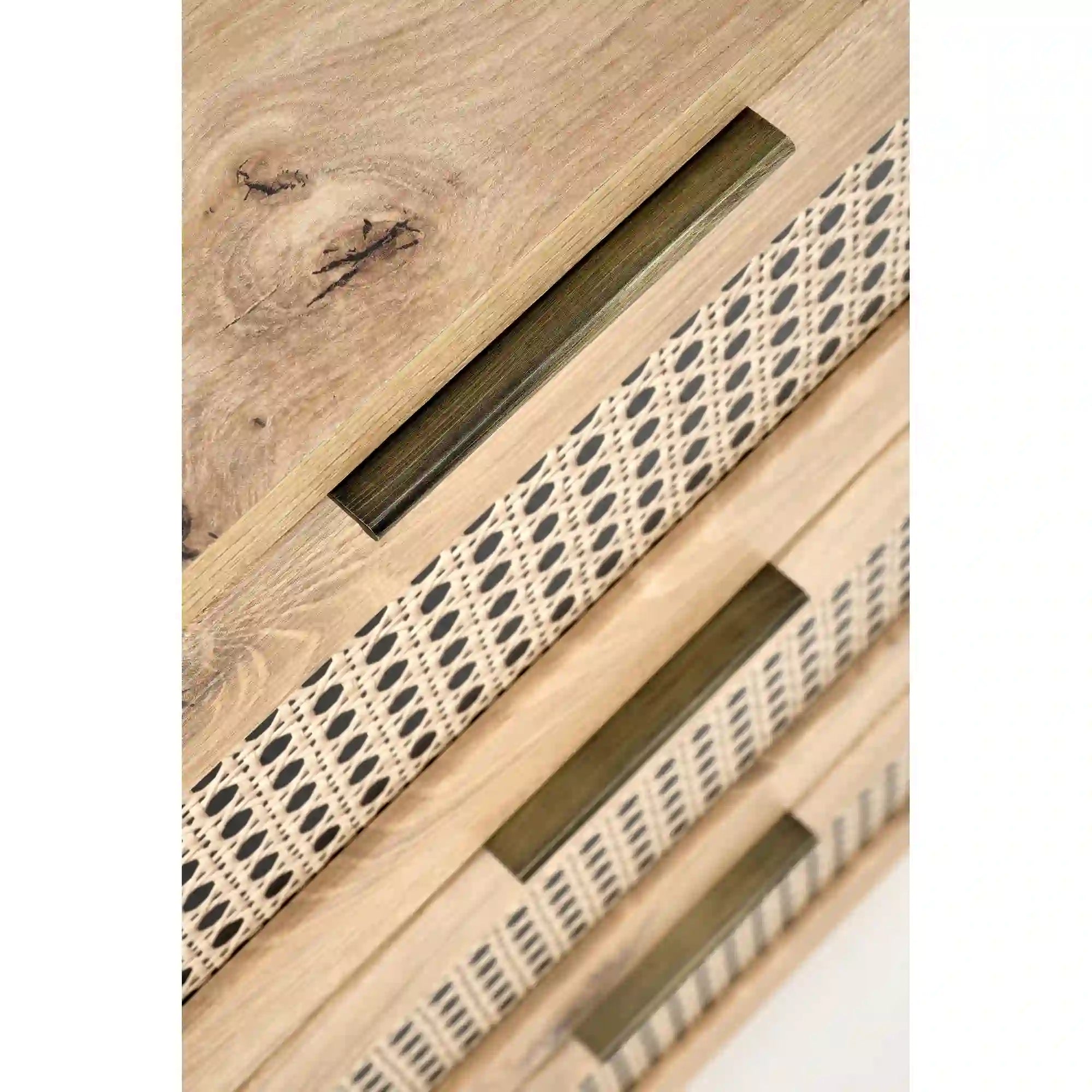 Comoda BORNEO, stejar artisan, PAL laminat, 80x40x85 cm