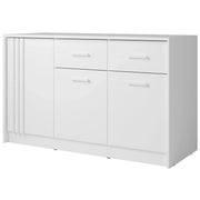 Comoda CANADA CD21, alb, PAL laminat, 150x42x94 cm