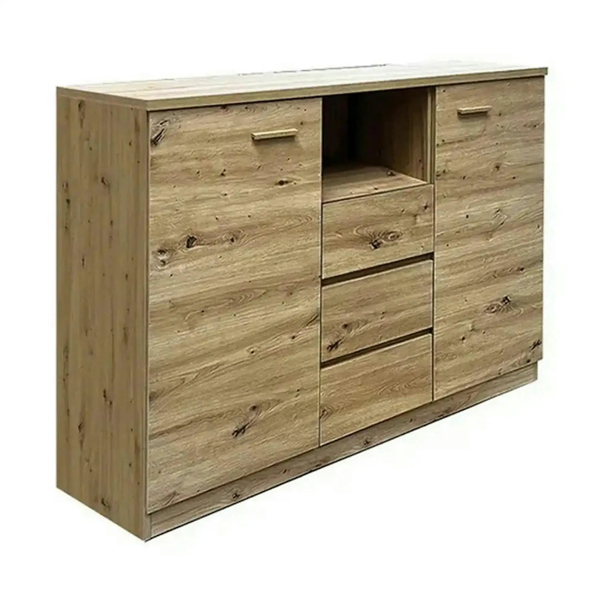 Comoda CANADA CX1, stejar artisan, PAL laminat, 130x42x105 cm