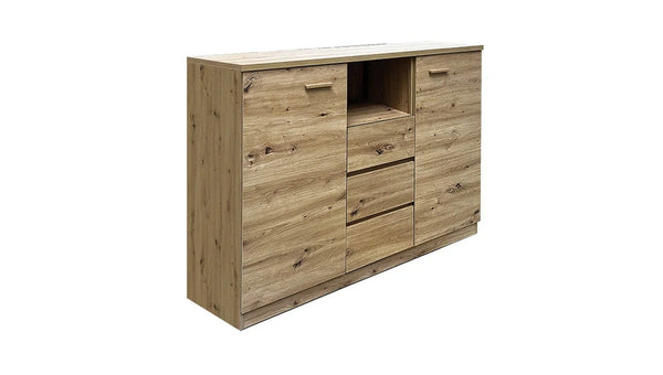 Comoda CANADA CX1, stejar artisan, PAL laminat, 130x42x105 cm