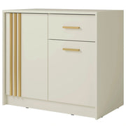 Comoda CANADA CY35, casmir/auriu, PAL laminat, 102x42x94 cm