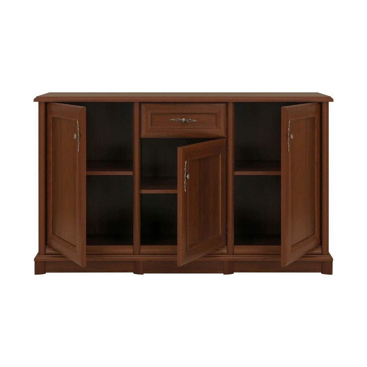 Comoda clasica KENT EKOM3D1S, castan, PAL, 154x45x91 cm