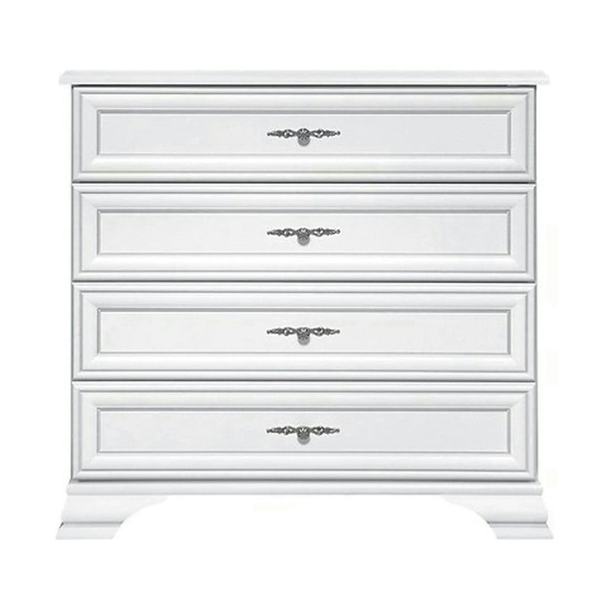 Comoda cu sertare mari IDENTO, alb, PAL, 95x45x90 cm