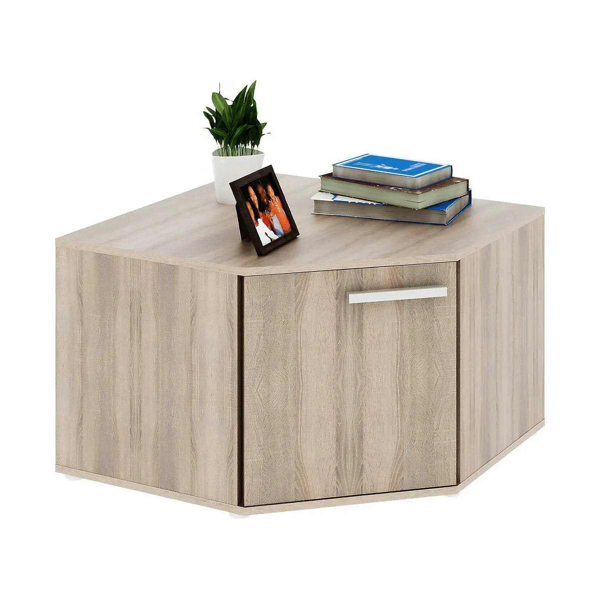 Comoda de colt DUNAJ TIP 14, stejar sonoma, DTD laminat, 79x79x51 cm