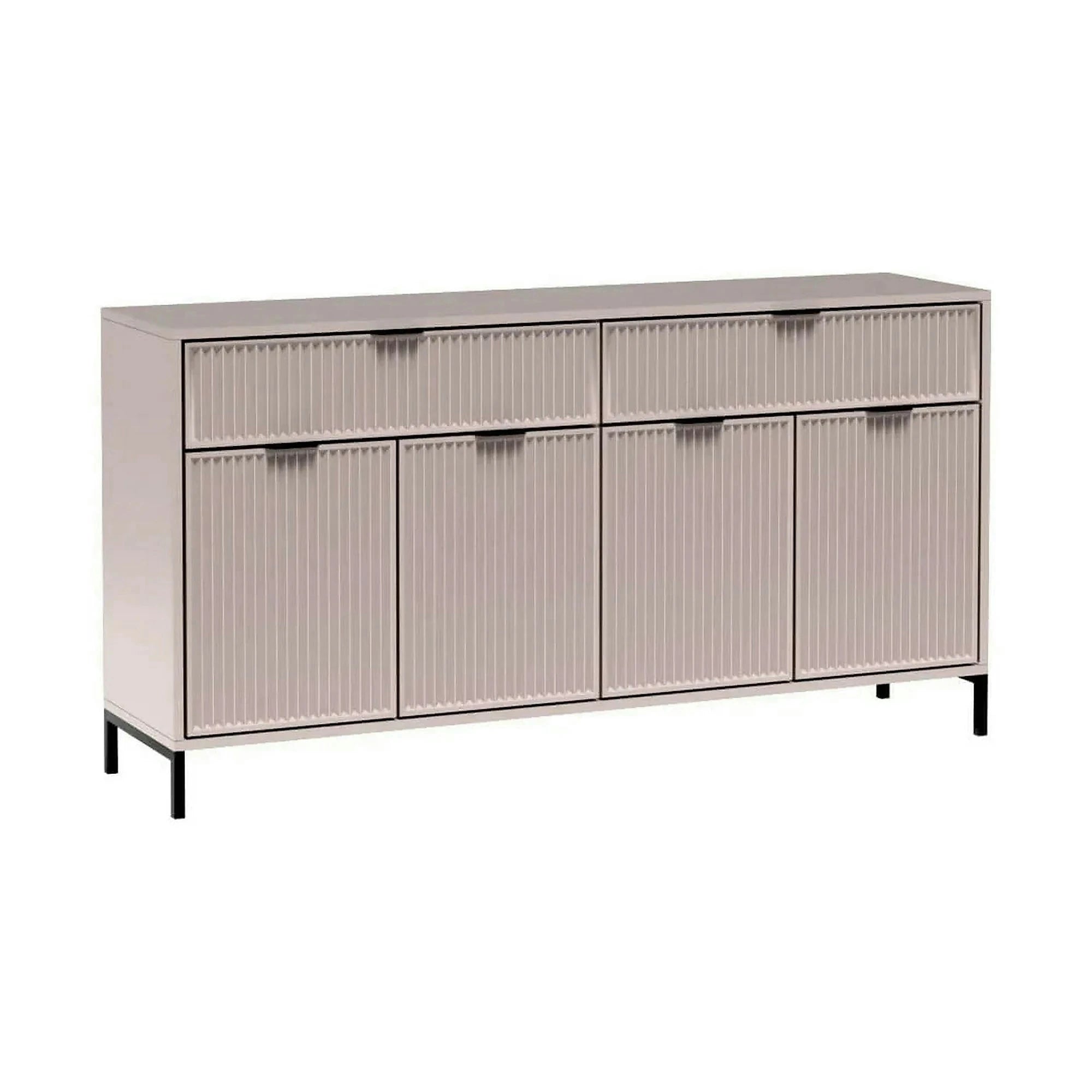 Comoda dormitor moderna LINKASTYLE LS1, casmir, PAL, 165x41x86 cm