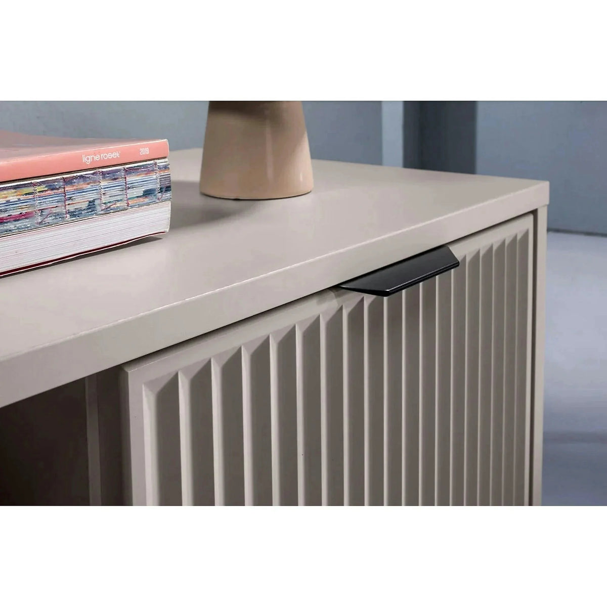 Comoda dormitor moderna LINKASTYLE LS1, casmir, PAL, 165x41x86 cm