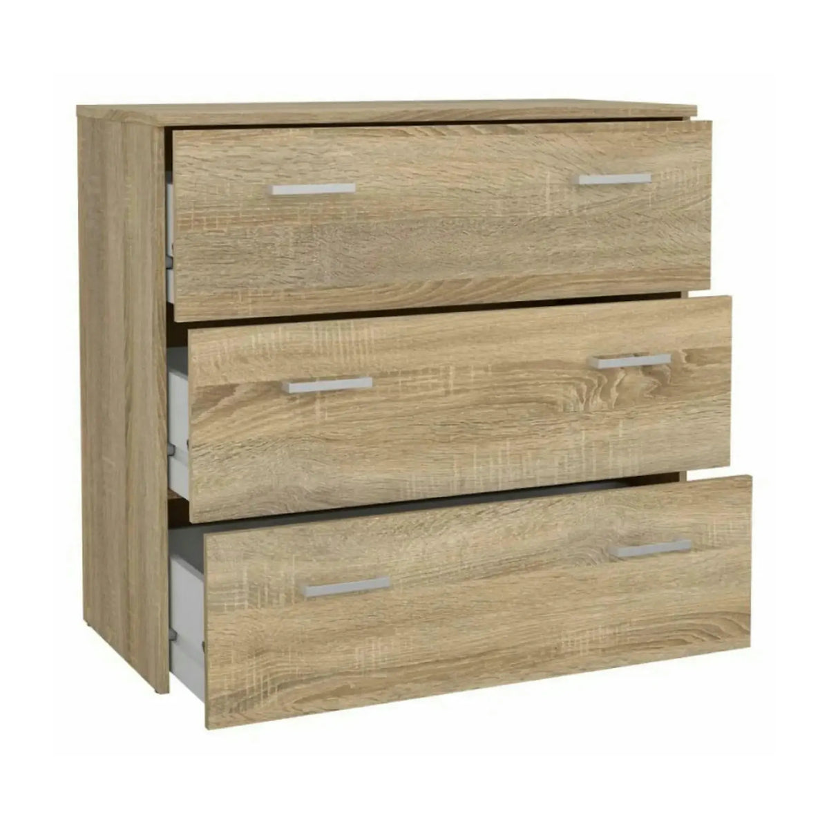 Comoda GARBO 3, stejar sonoma, PAL melaminat, 74x36x70 cm