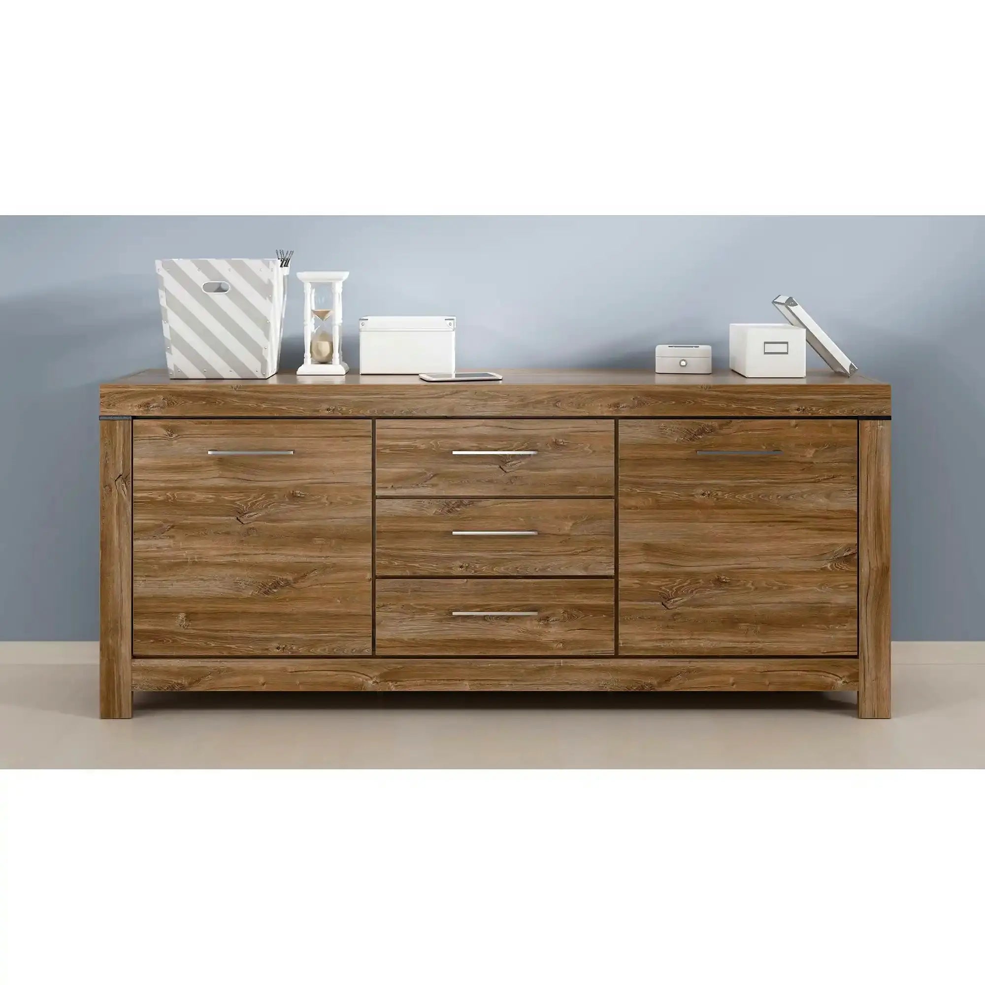 Comoda GENT, stejar stirling, PAL, 200x45x85 cm