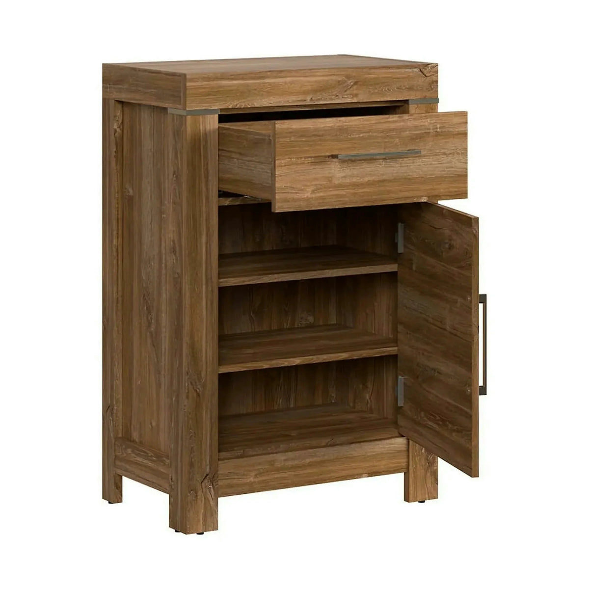 Comoda GENT, stejar stirling, PAL laminat, 66x40x101 cm