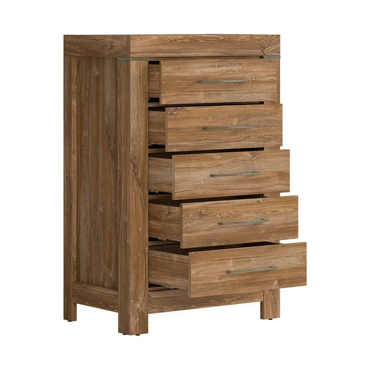 Comoda GENT, stejar stirling, PAL laminat, 70x45x110 cm