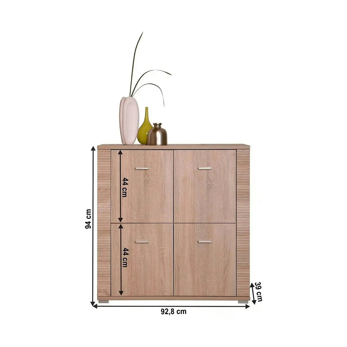 Comoda GRAND tip 10, stejar sonoma, PAL, 93x39x96 cm