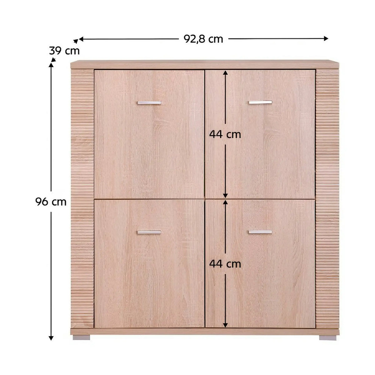 Comoda GRAND tip 10, stejar sonoma, PAL, 93x39x96 cm