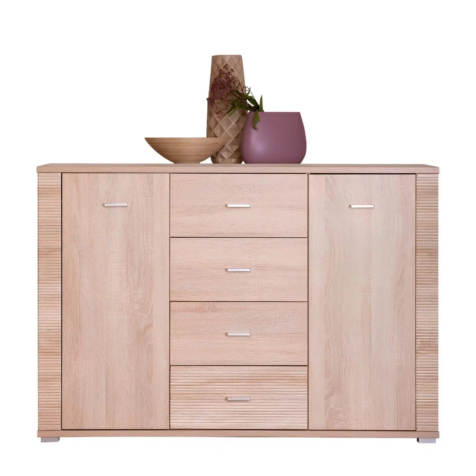 Comoda GRAND tip 9, PAL, stejar sonoma, 140x39x96 cm