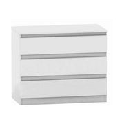 Comoda HANY NEW 003, alb, PAL laminat, 90x49x74 cm