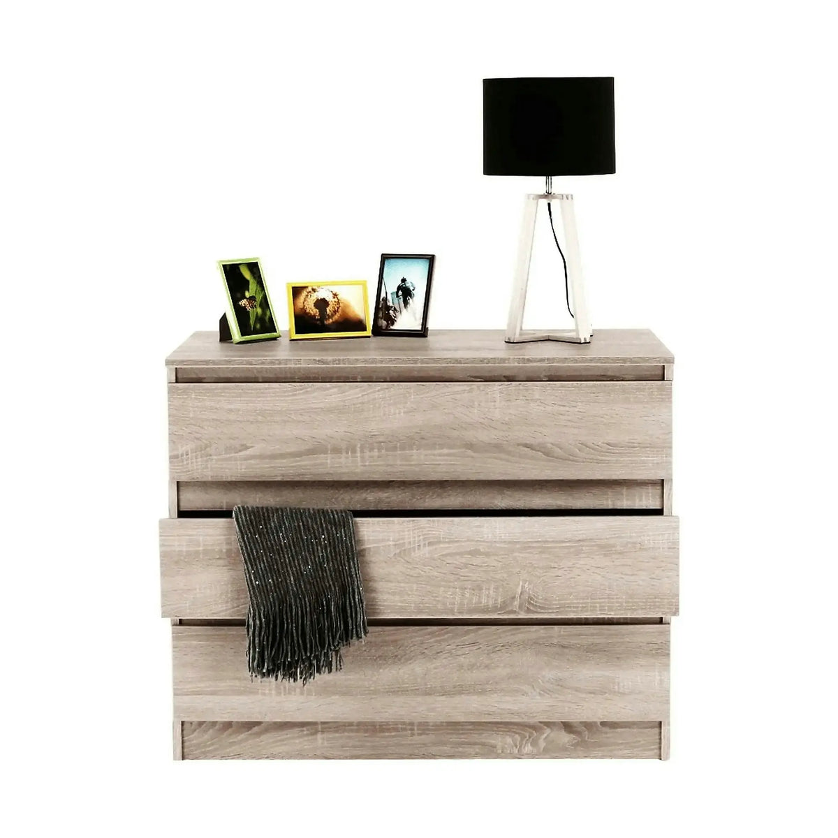 Comoda HANY NEW 003, stejar sonoma, PAL laminat, 90x49x74 cm