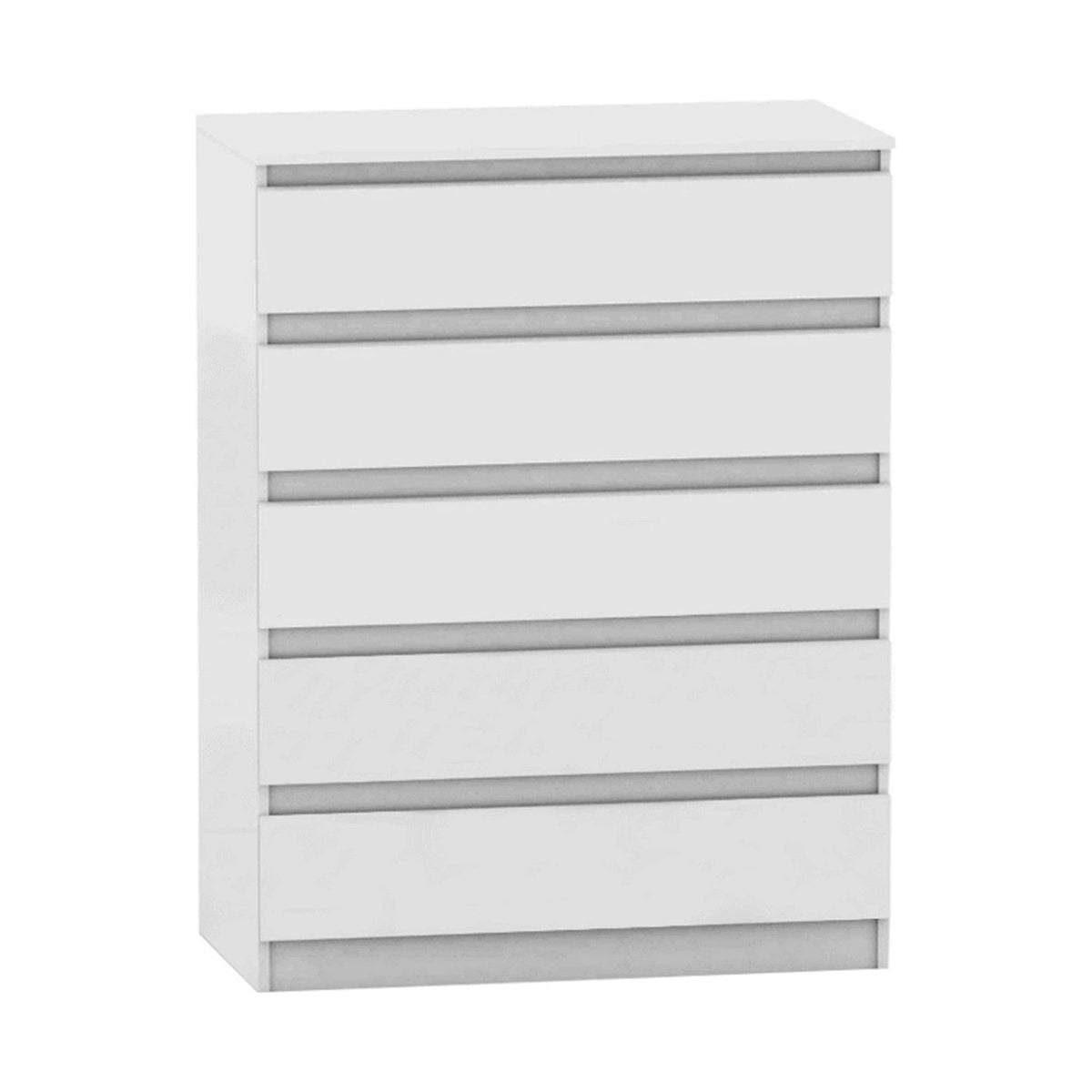 Comoda HANY NEW 005, alb, DTD laminat, 90x49x117 cm