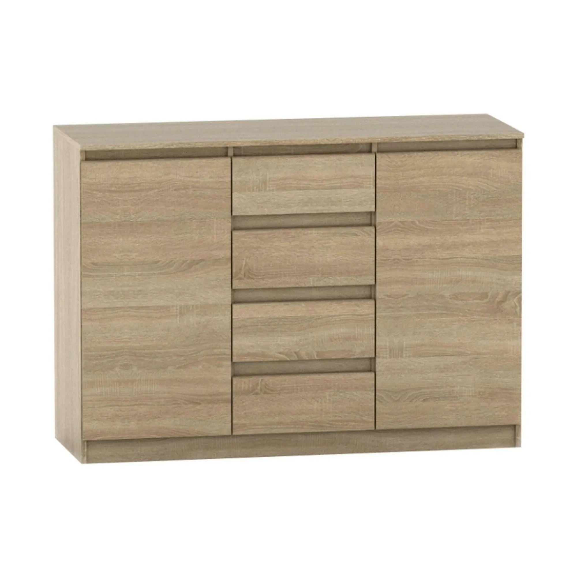 Comoda HANY NEW 010, stejar sonoma, DTD laminat, 134x49x95 cm