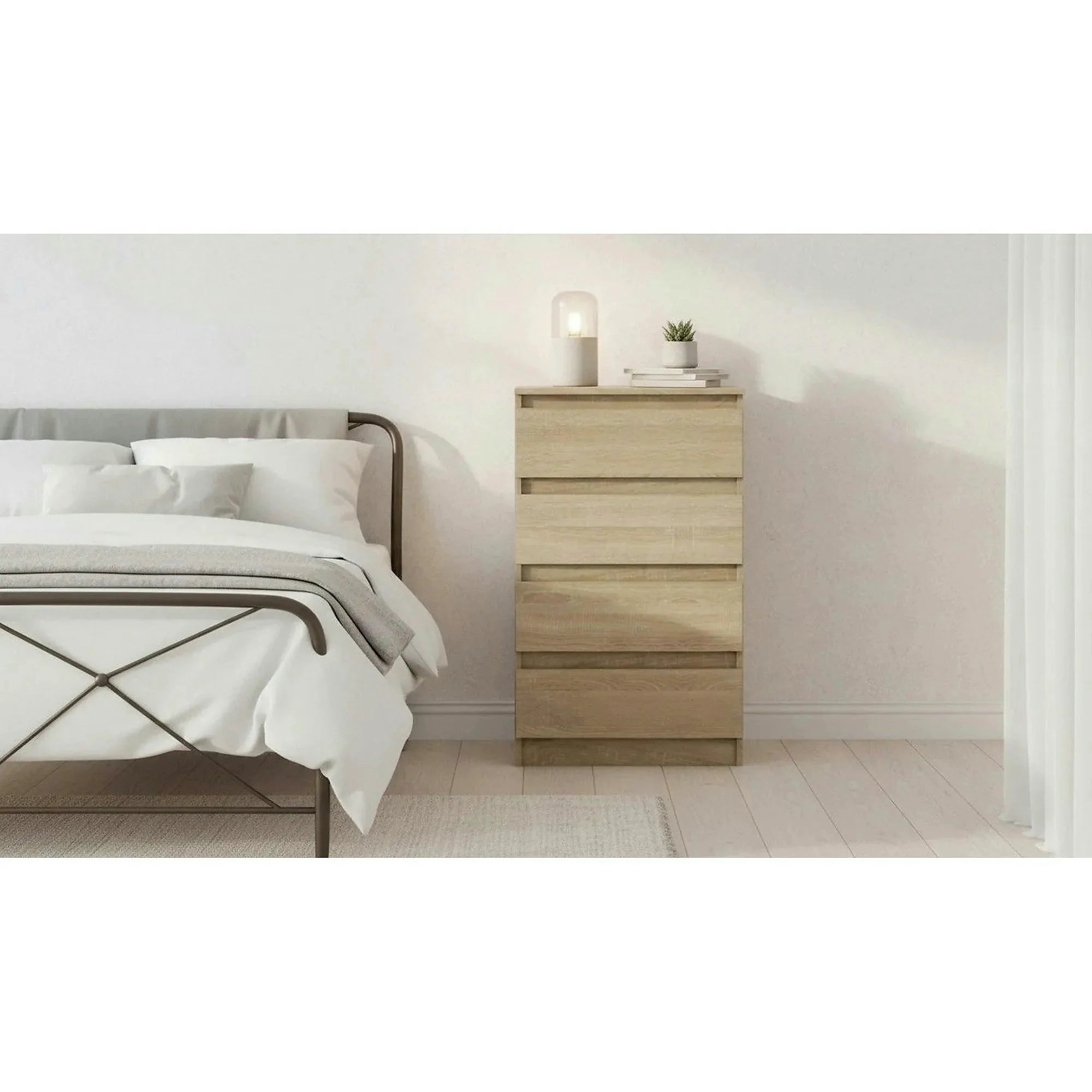 Comoda HANY NEW 014, stejar sonoma, PAL laminat, 60x49x95 cm