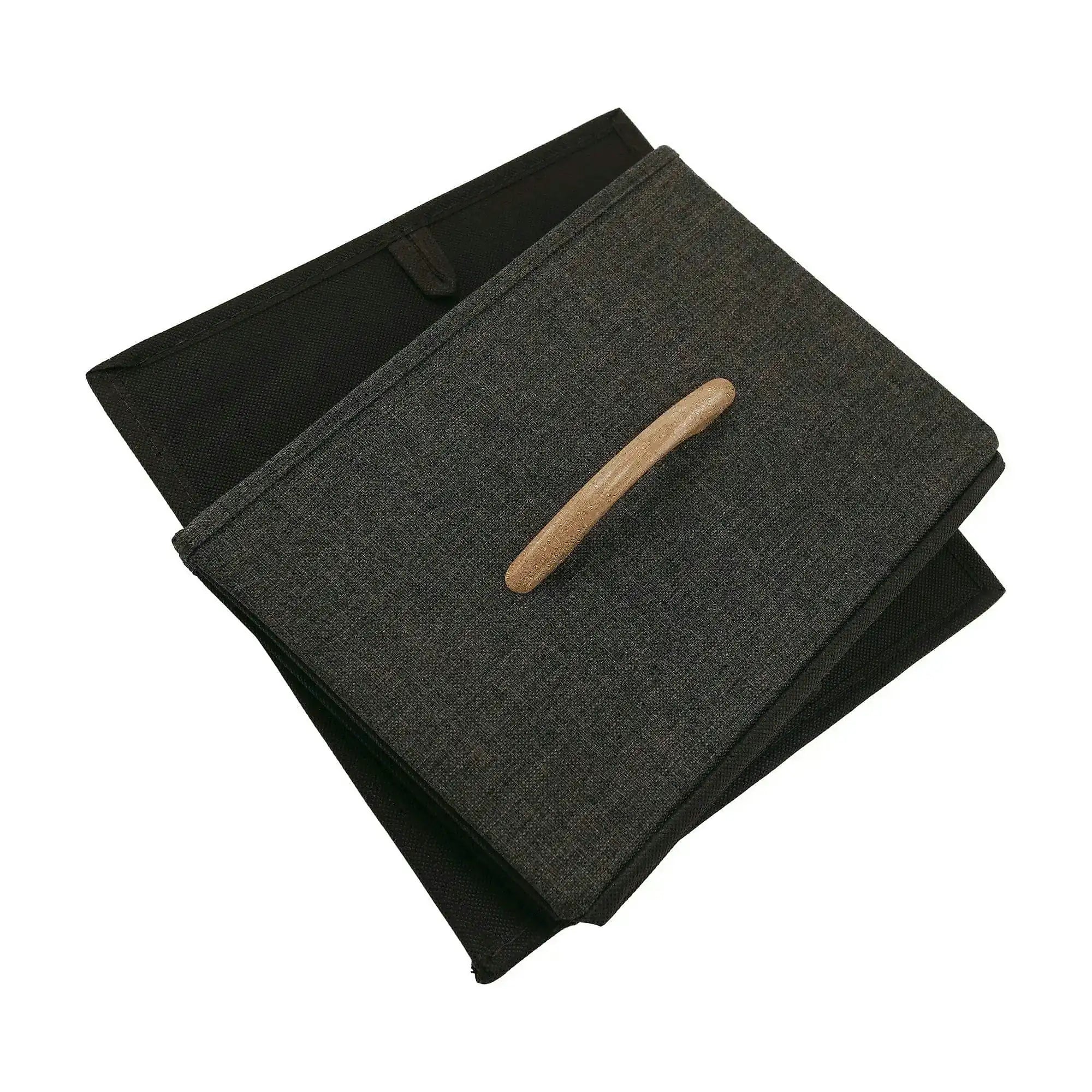 Comoda HAZEL TYP 1, bej/maro, MDF/metal/lemn/material textil, 31x29x99 cm