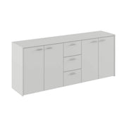Comoda HUGOS 180, alb, PAL melaminat, 180x42x75 cm