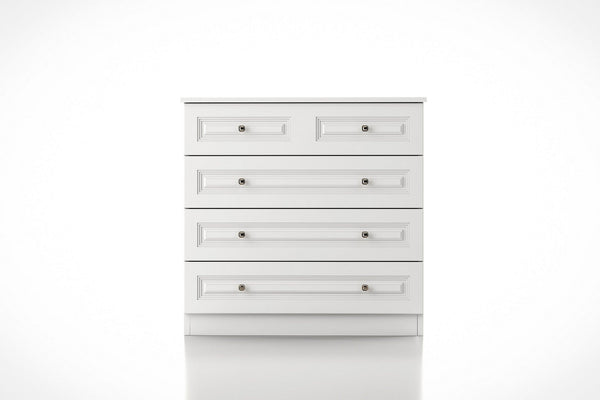 Comoda INCI 1802, alb, PAL melaminat, 75x40x80 cm