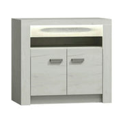 Comoda INFINITY I-10, frasin alb, PAL laminat, 96x42x73 cm