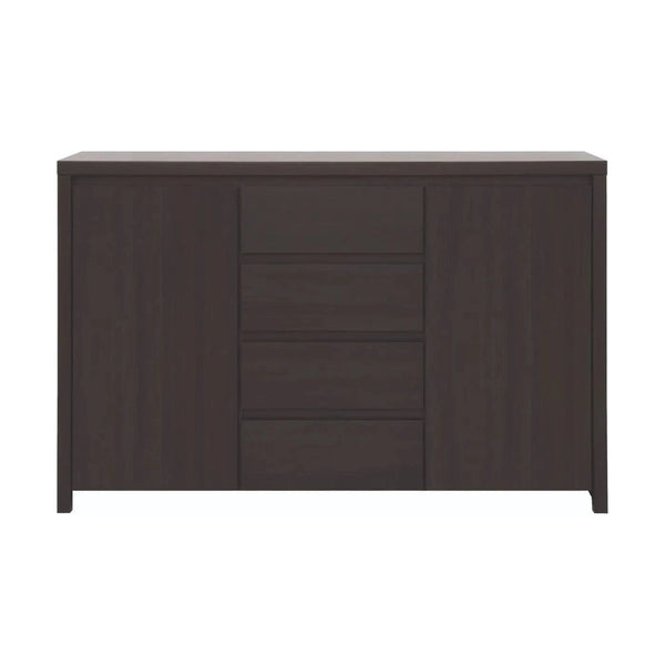 Comoda KASPIAN KOM2D4S, wenge, PAL, 144x41x92 cm