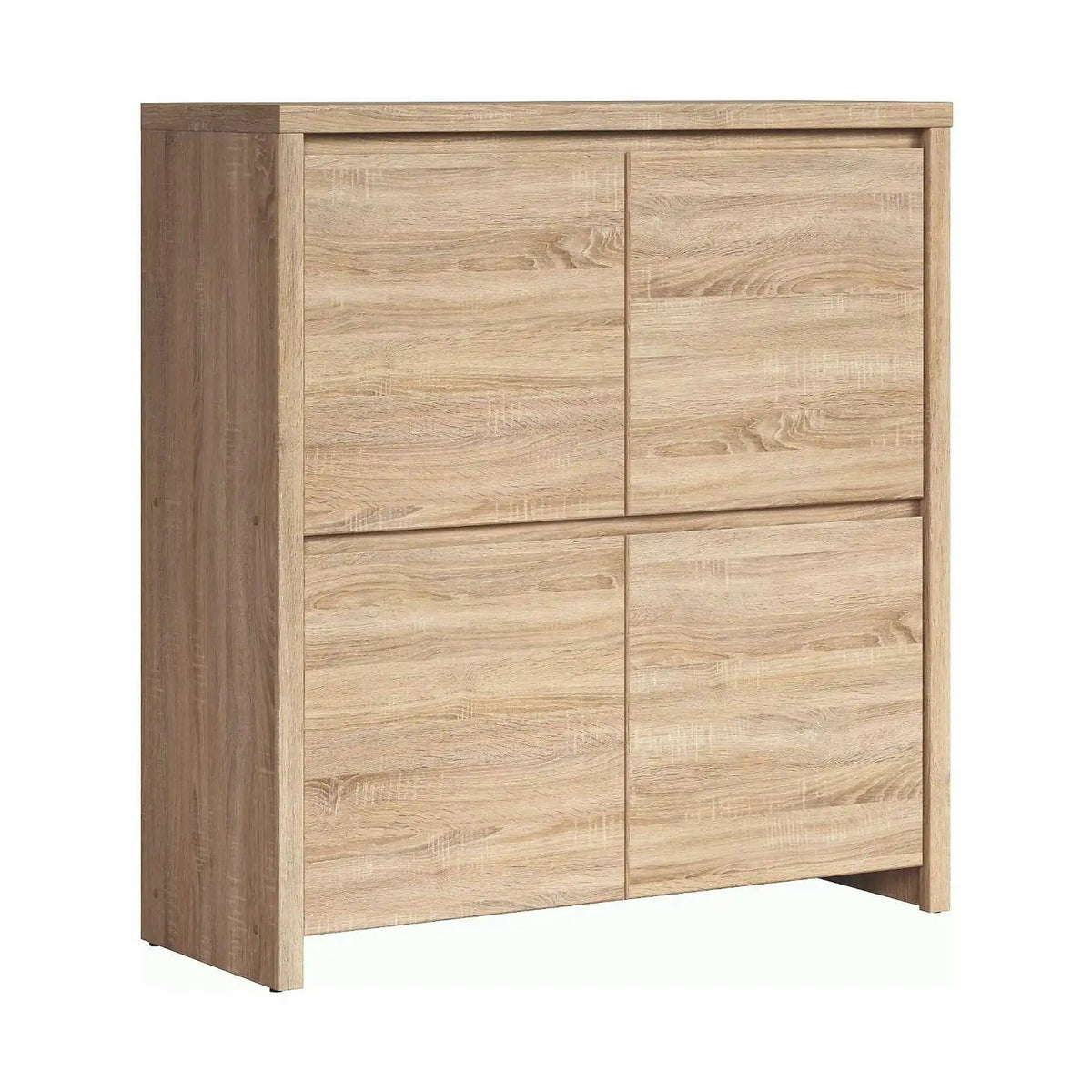 Comoda KASPIAN KOM4D, stejar sonoma, PAL melaminat, 105x41x113 cm