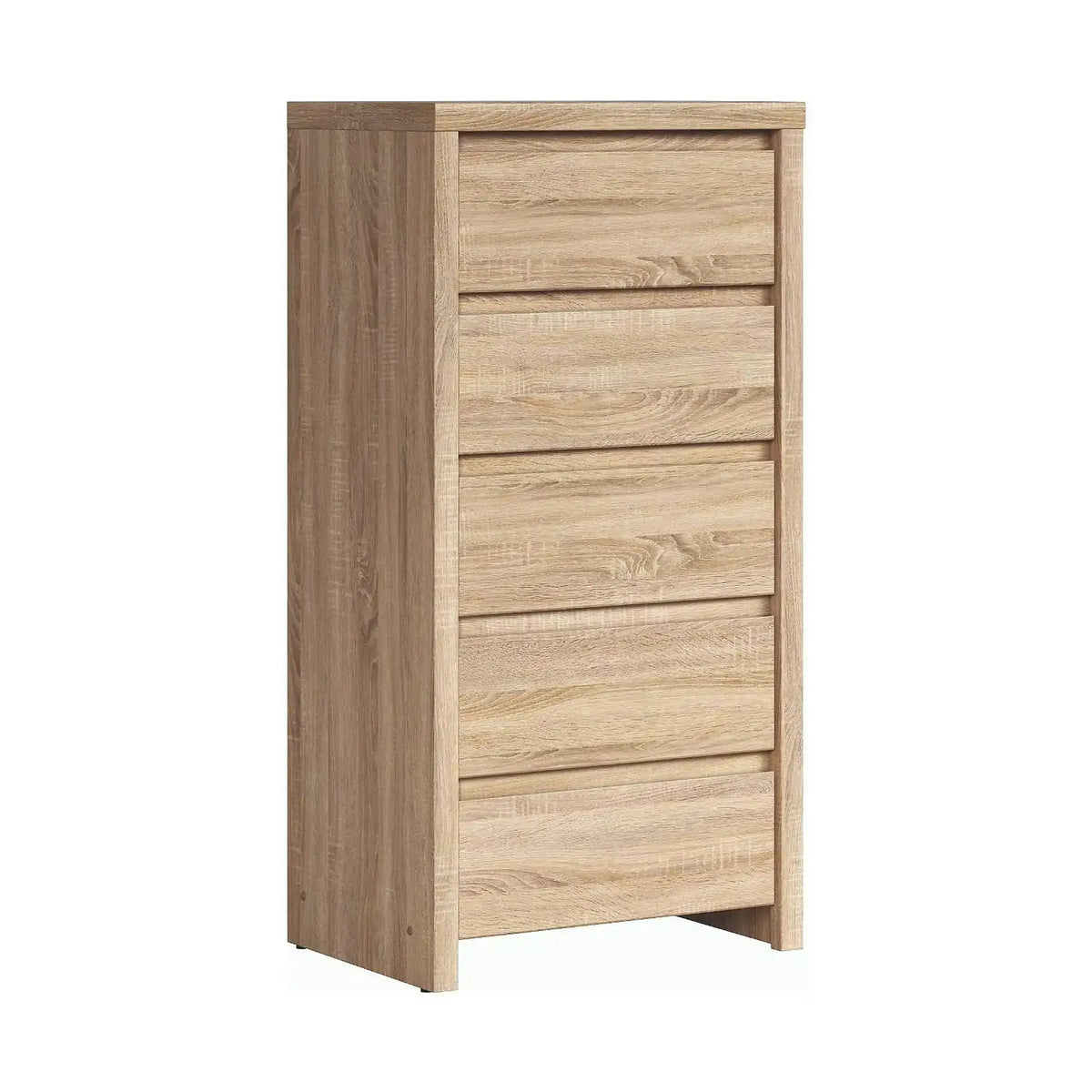 Comoda KASPIAN KOM5S, stejar sonoma, PAL, 56x41x113 cm