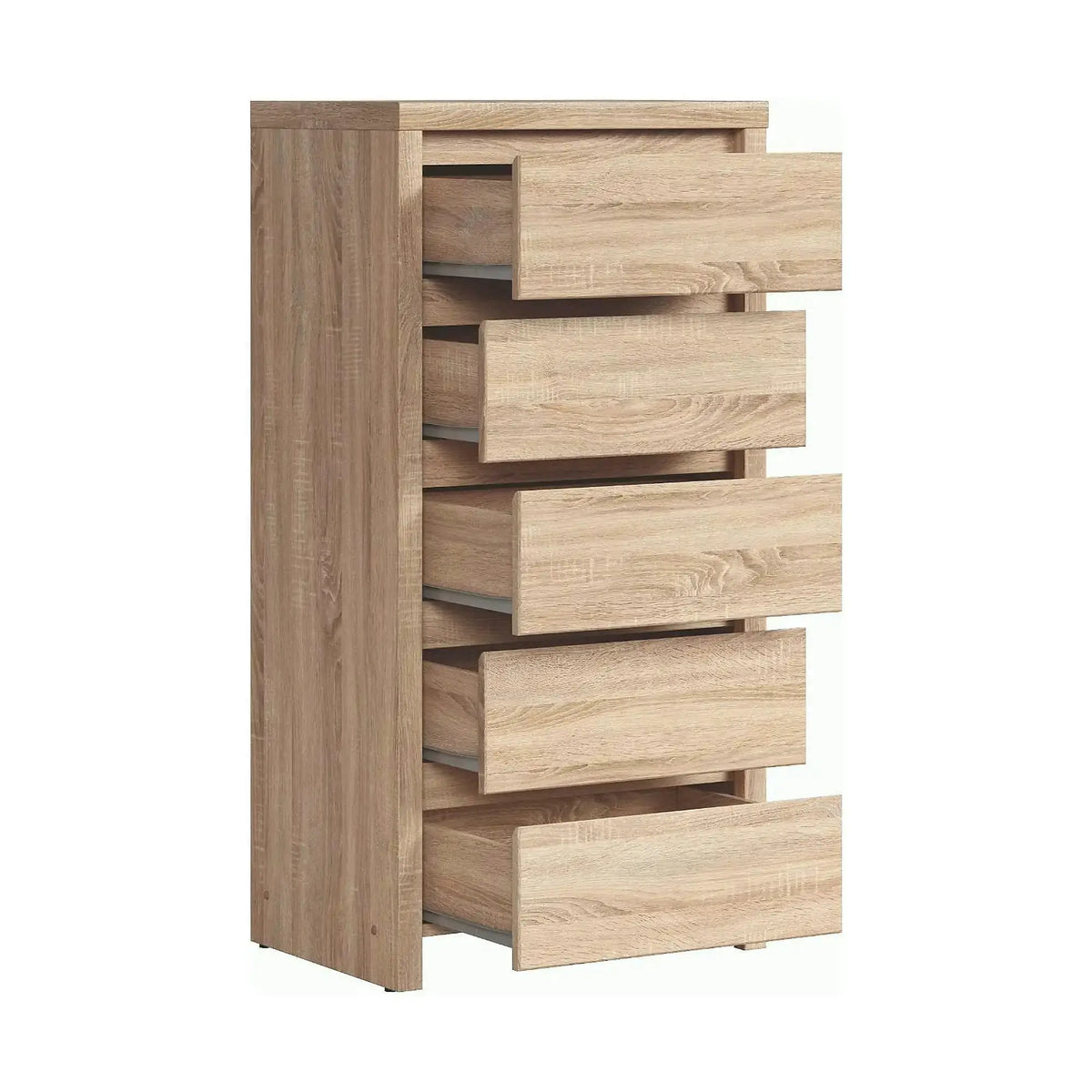 Comoda KASPIAN KOM5S, stejar sonoma, PAL, 56x41x113 cm