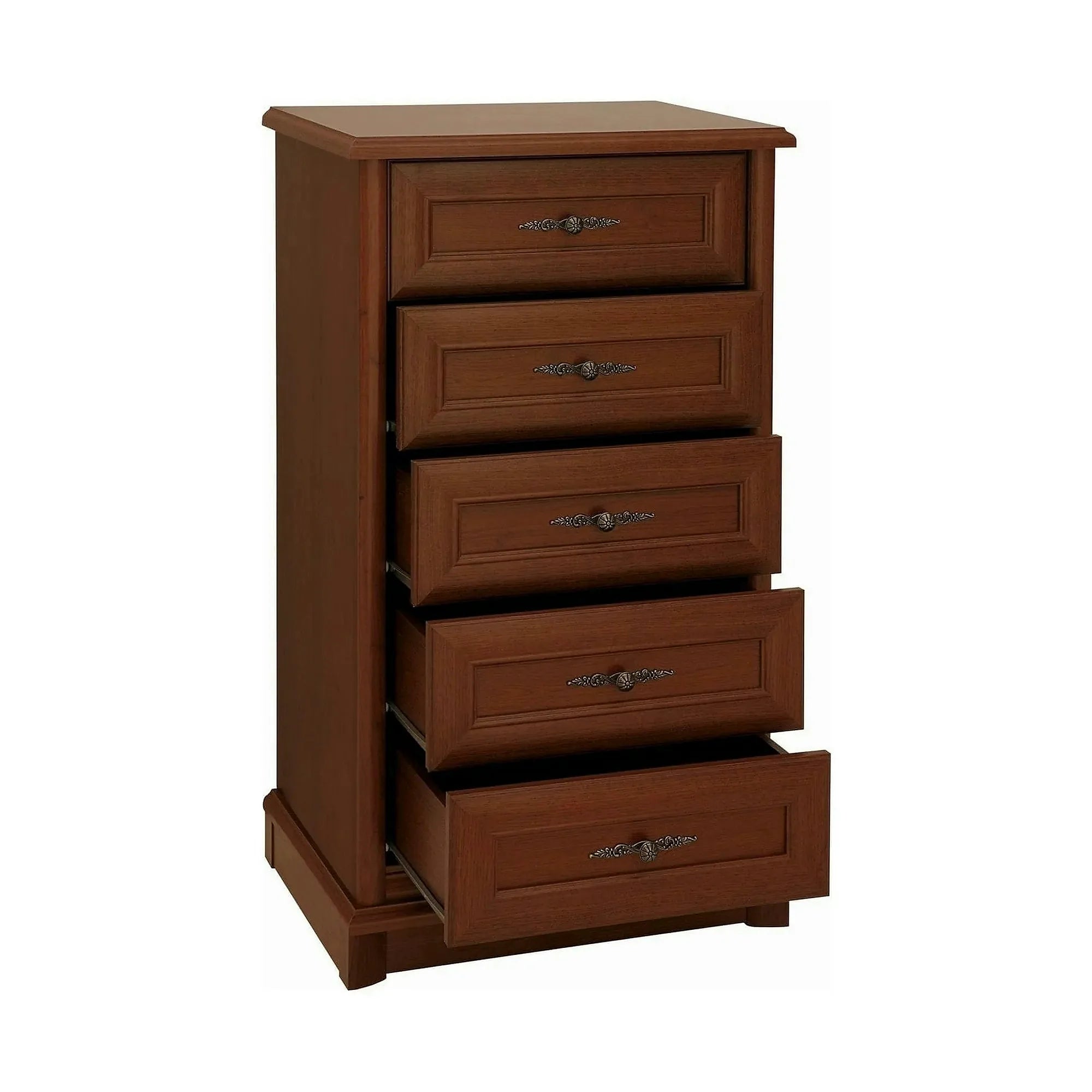 Comoda Kent EKOM5S, castan, PAL, 62x45x109 cm