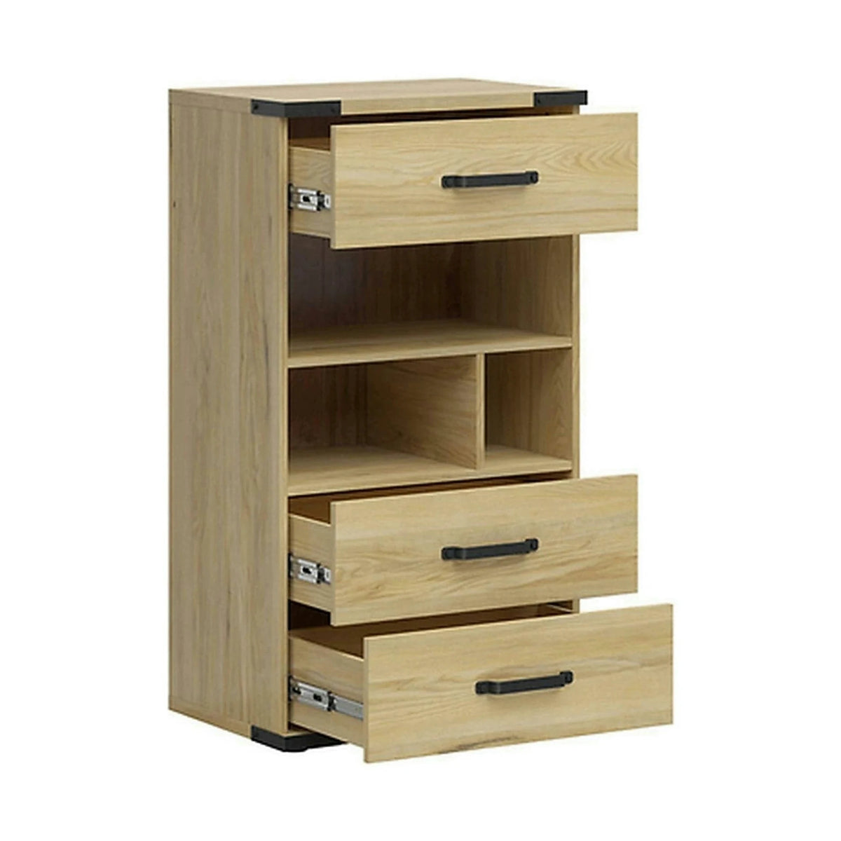 Comoda Lara, stejar, PAL, 60x40x109 cm