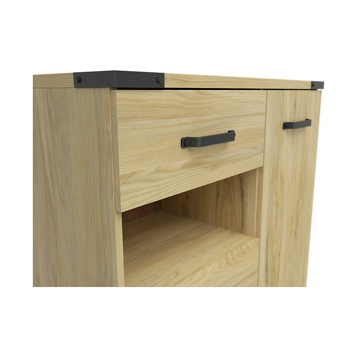 Comoda Lara, stejar, PAL, 90x40x88 cm