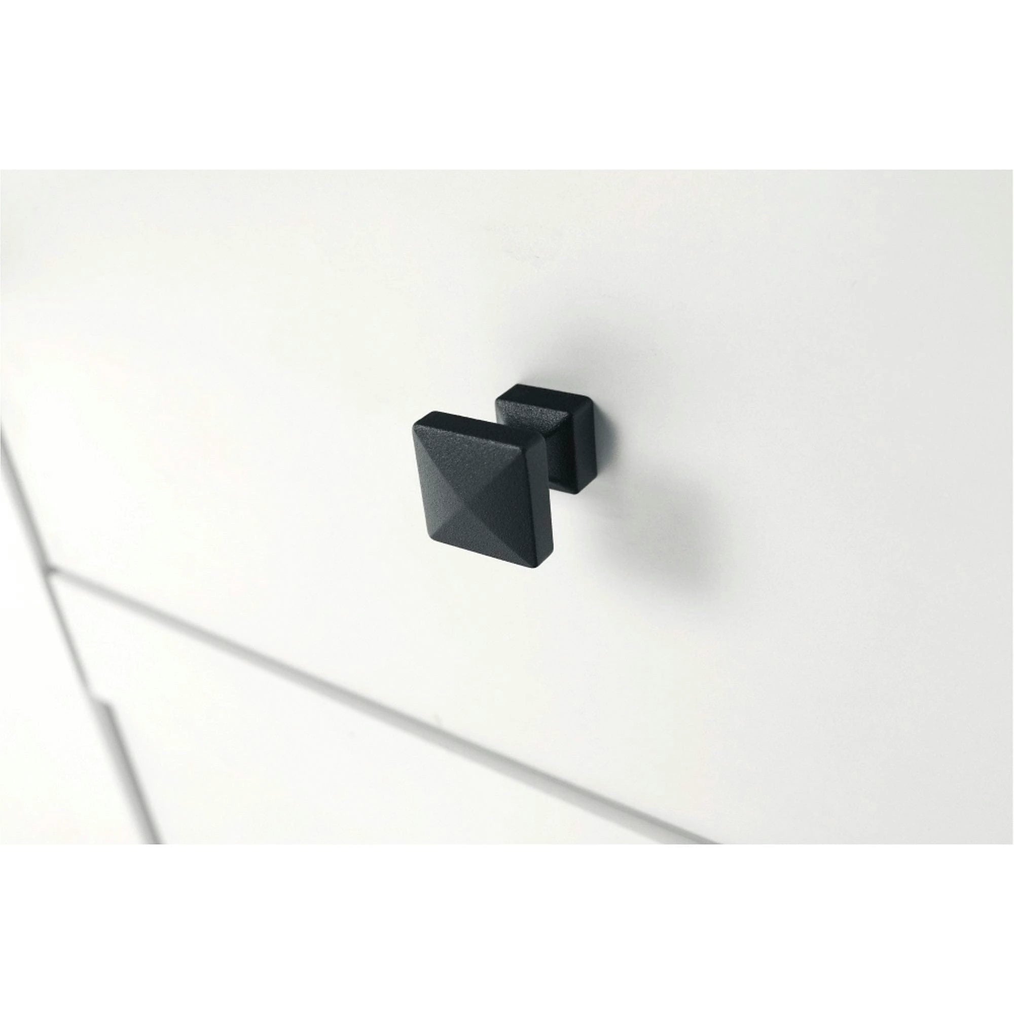 Comoda LEON MZ11, DTD laminat, alb/stejar grand, 140x45x87 cm