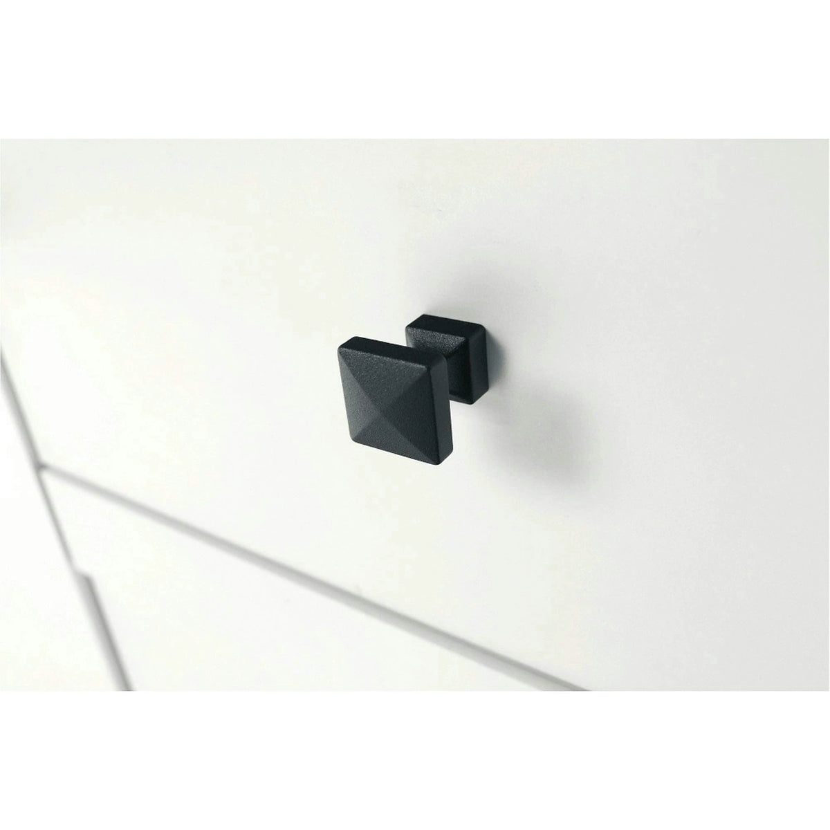 Comoda LEON MZ11, DTD laminat, alb/stejar grand, 140x45x87 cm