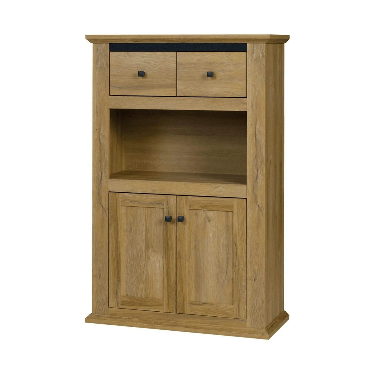 Comoda LEON MZ8, stejar grand, DTD laminat, 85x40x130 cm