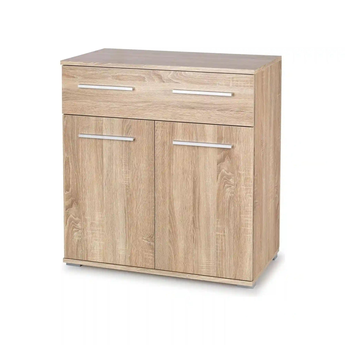 Comoda Lima KM1, stejar sonoma, PAL, 77x40x82 cm