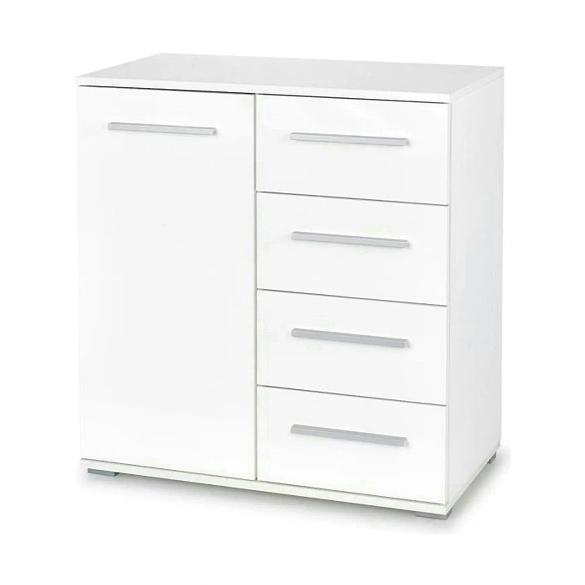 Comoda LIMA KM2, alb, PAL, 77x40x82 cm